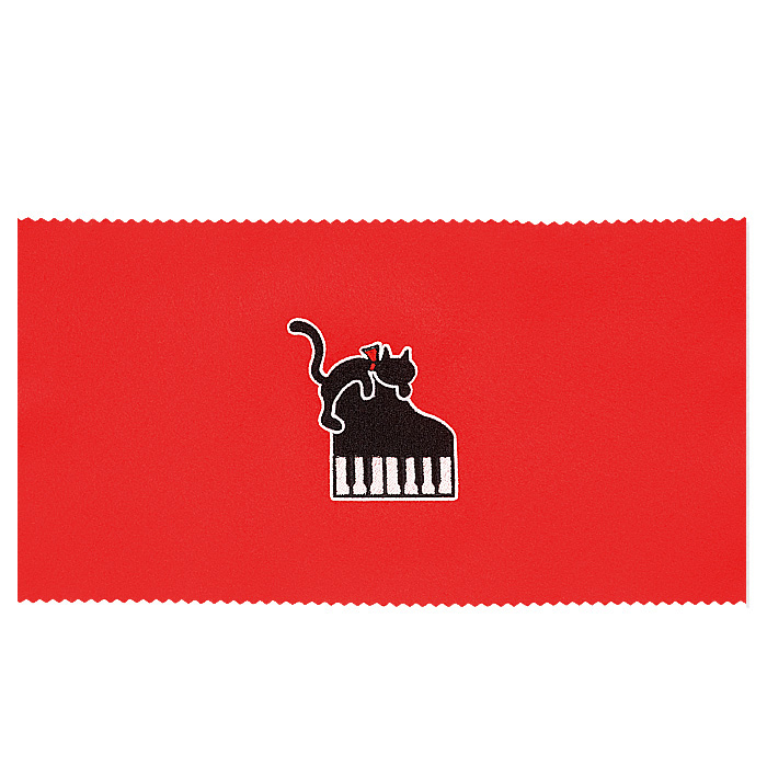 ピアノキーカバー(全4種) ネコとケンバン / レッド