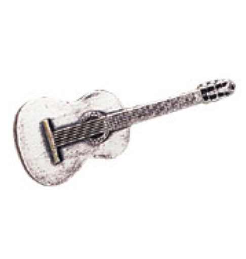 スタンダードブローチ(全50種) クラシックギター／シルバー